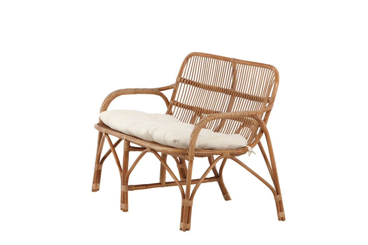 Nella 2-personers sofa - natur, knækket hvid - billede 6