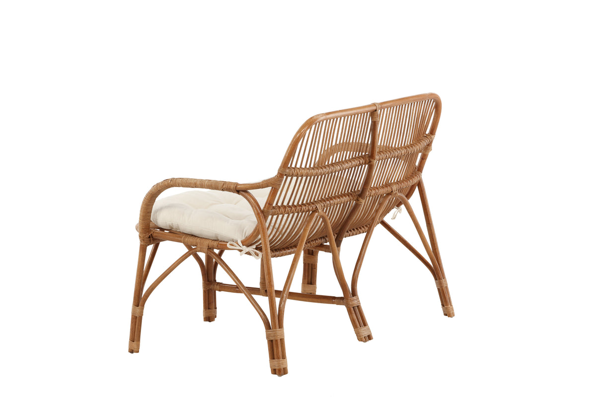 Nella 2-personers sofa - natur, knækket hvid - billede 8