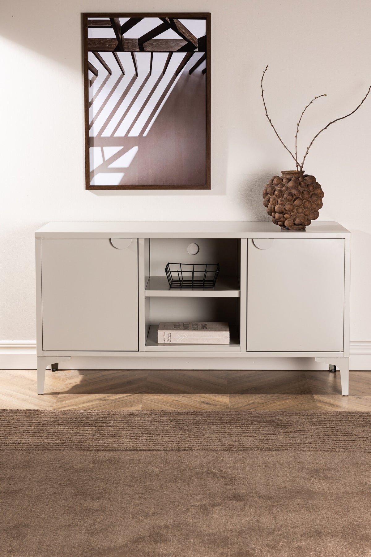 Piring TV-bord - beige - billede 18