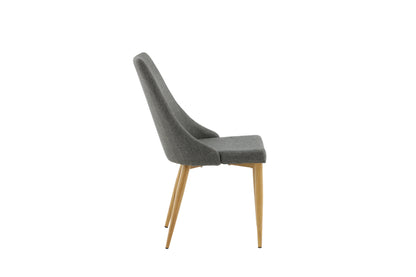 Leone spisebordsstole - natur, mørkegrå - 2 stk. - billede 10