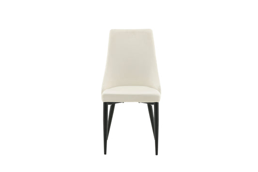 Leone spisebordsstole - beige, sort, hvid - 2 stk. - billede 1