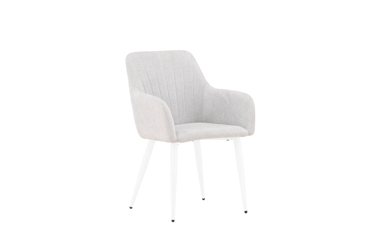 Comfort Spisebordsstol 2-stk Lys Grå