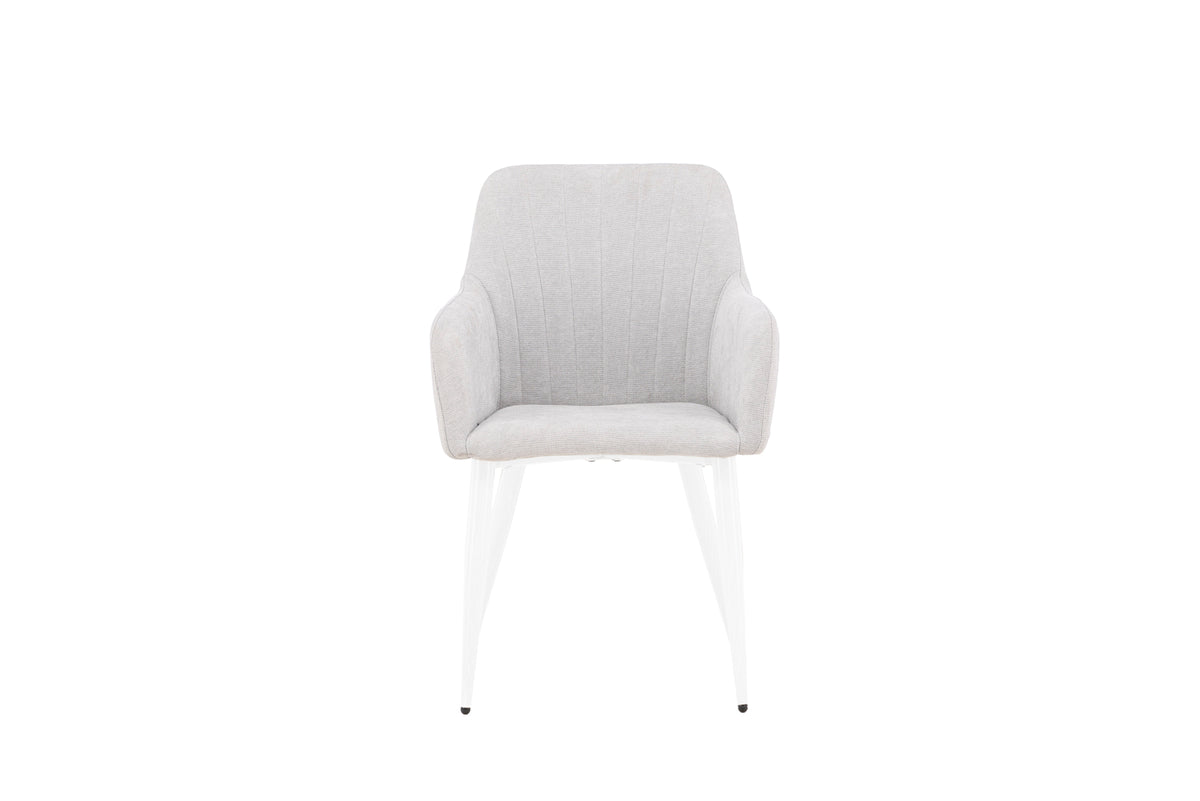 Comfort Spisebordsstol 2-stk Lys Grå