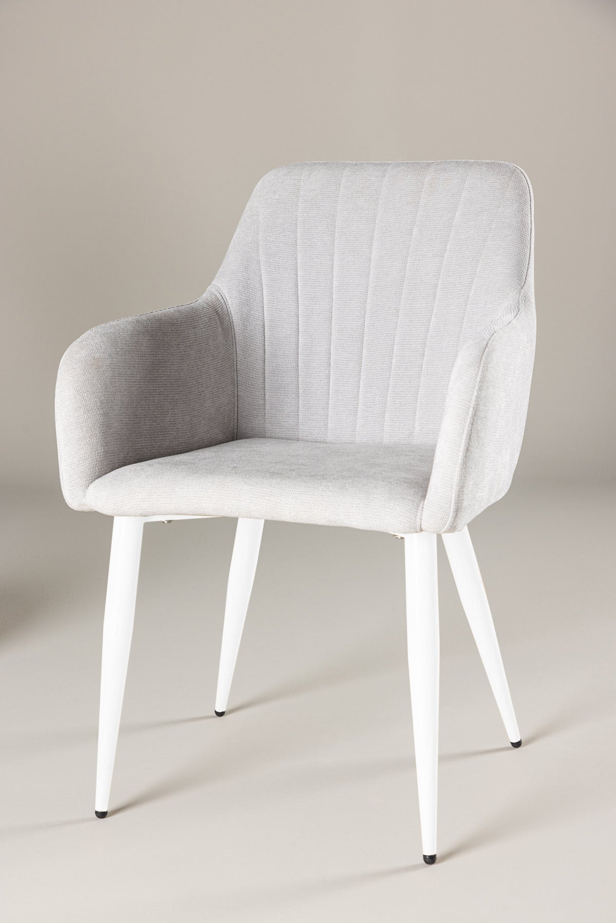 Comfort spisebordsstole - lysegrå, hvid - 2 stk. - billede 18