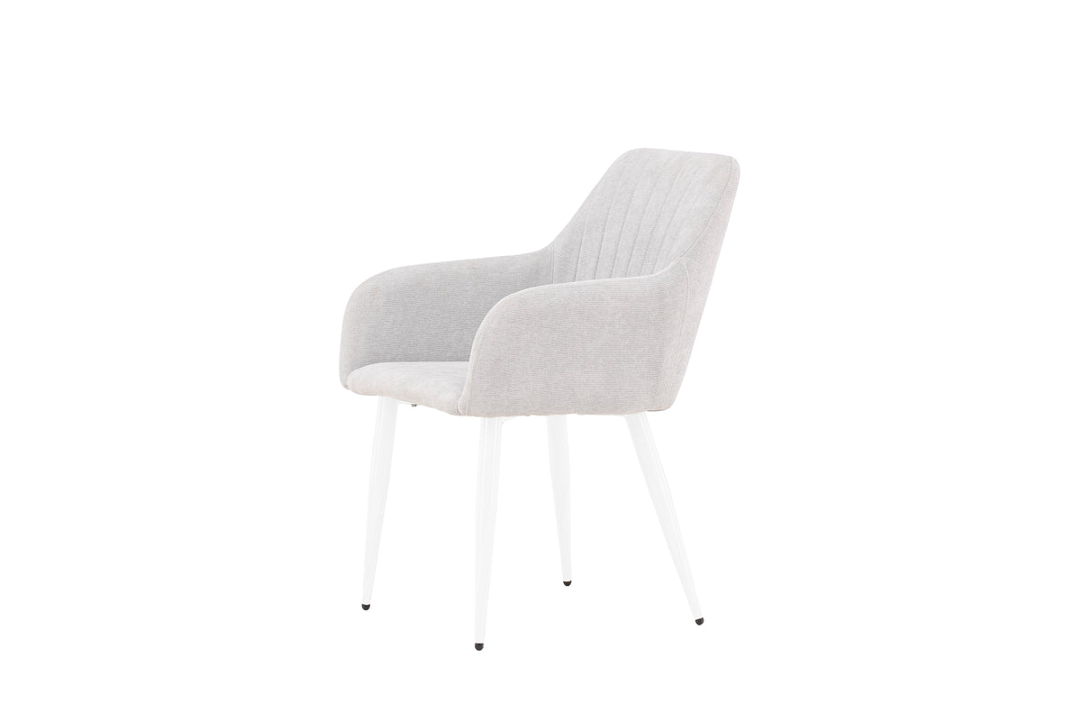 Comfort Spisebordsstol 2-stk Lys Grå