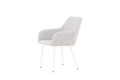 Comfort Spisebordsstol 2-stk Lys Grå