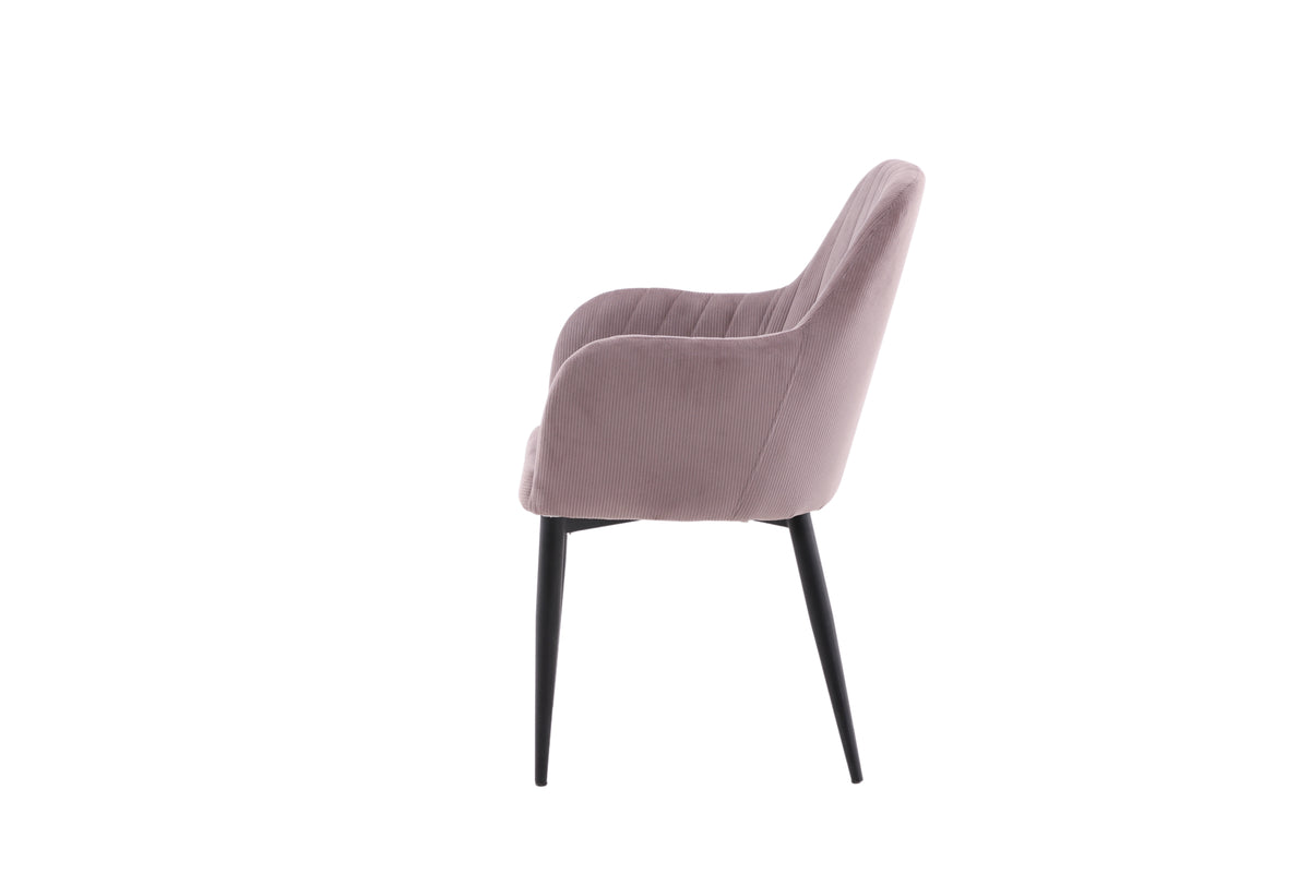 Comfort Spisebordsstol 2-stk Dusty Pink