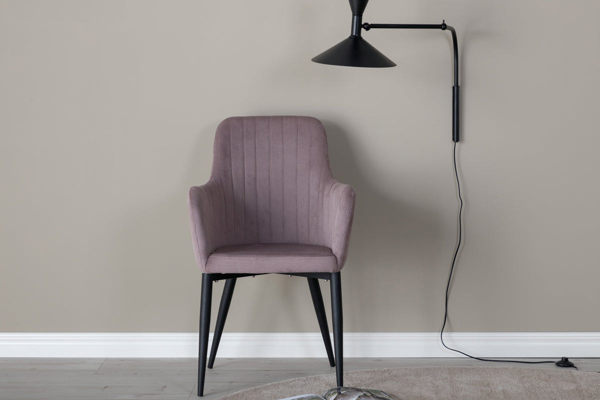 Comfort Spisebordsstol 2-stk Dusty Pink