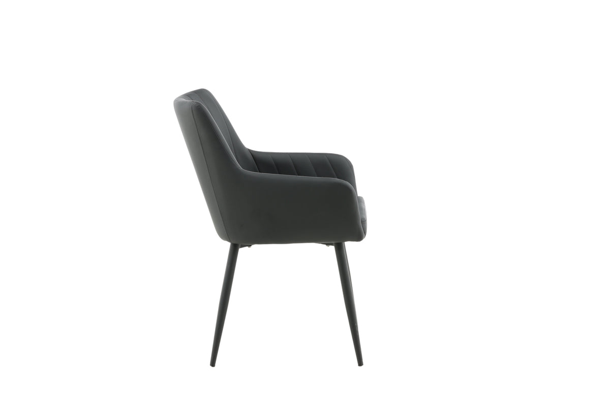 Comfort spisebordsstole - sort - 2 stk. - billede 11