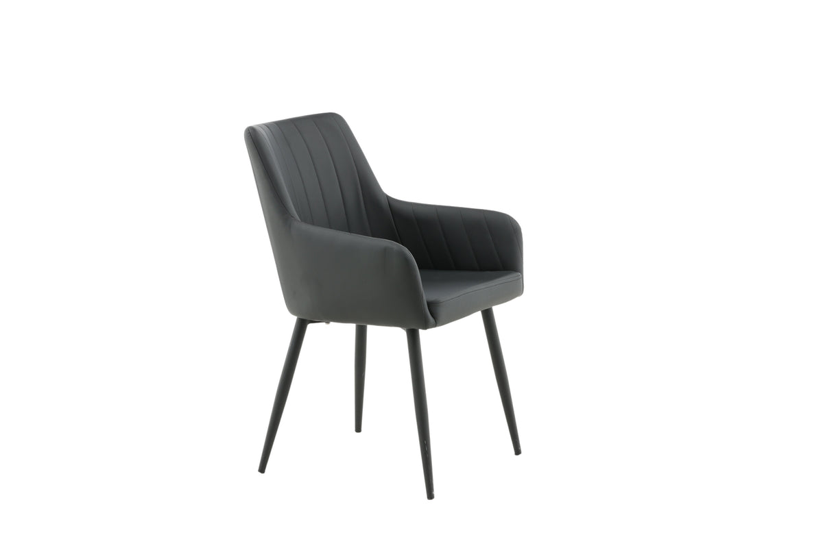Comfort spisebordsstole - sort - 2 stk. - billede 12