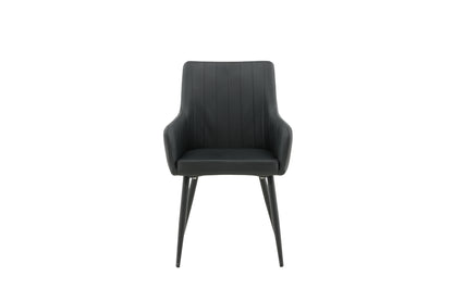 Comfort Spisebordsstol 2-stk Sort