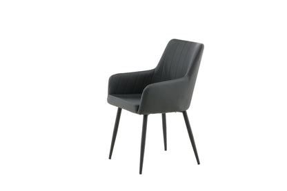 Comfort spisebordsstole - sort - 2 stk. - billede 4