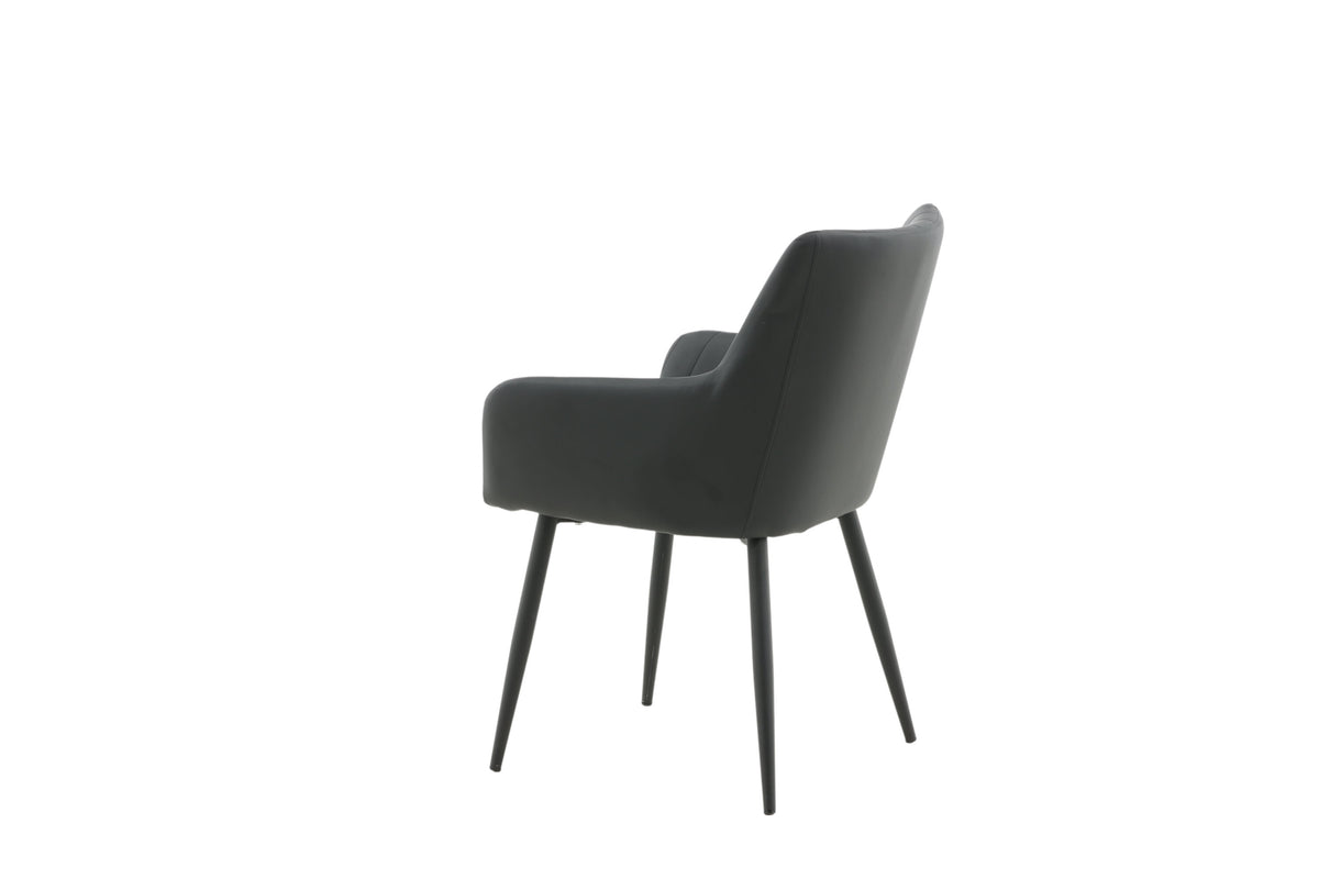 Comfort spisebordsstole - sort - 2 stk. - billede 6