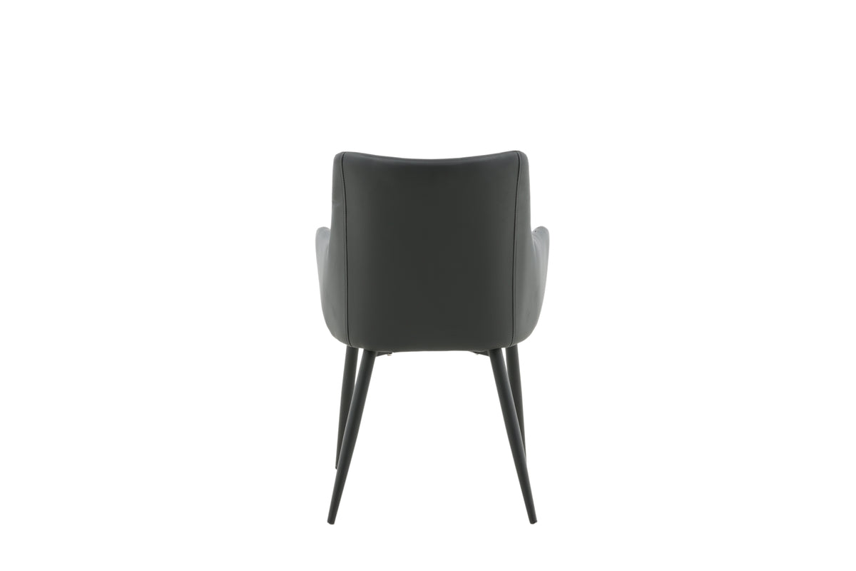 Comfort Spisebordsstol 2-stk Sort