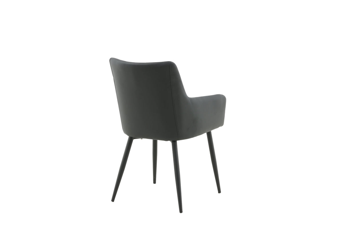 Comfort spisebordsstole - sort - 2 stk. - billede 9