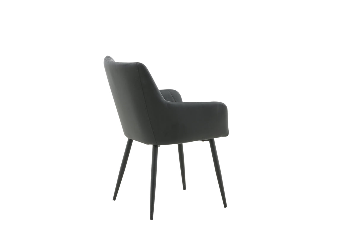 Comfort spisebordsstole - sort - 2 stk. - billede 10