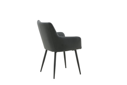 Comfort spisebordsstole - sort - 2 stk. - billede 10