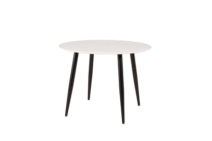 Plaza rundt spisebord - Ø100 cm - sort, hvid - billede 2
