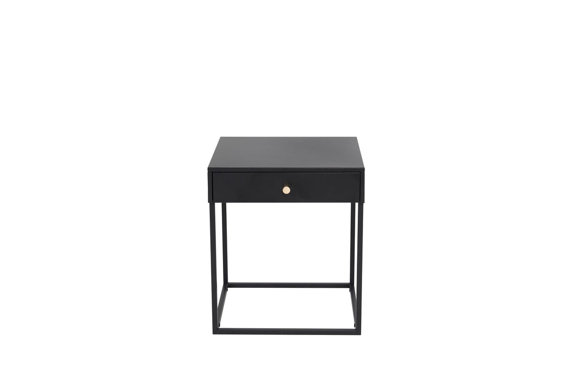 Bakal sengebord - 43 × 43 cm - sort - billede 1