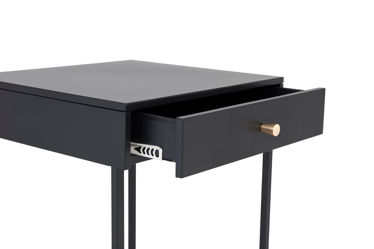 Bakal sengebord - 43 × 43 cm - sort - billede 4