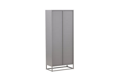 Bakal Vitrineskab 40,5 x 190 x 80 Lys Grå