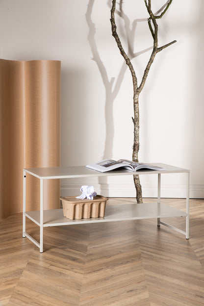 Staal sidebord - 102 × 43 cm - beige - billede 16
