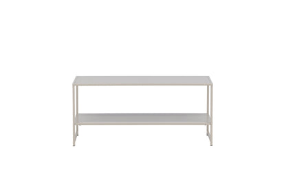 Staal sidebord - 102 × 43 cm - beige - billede 1