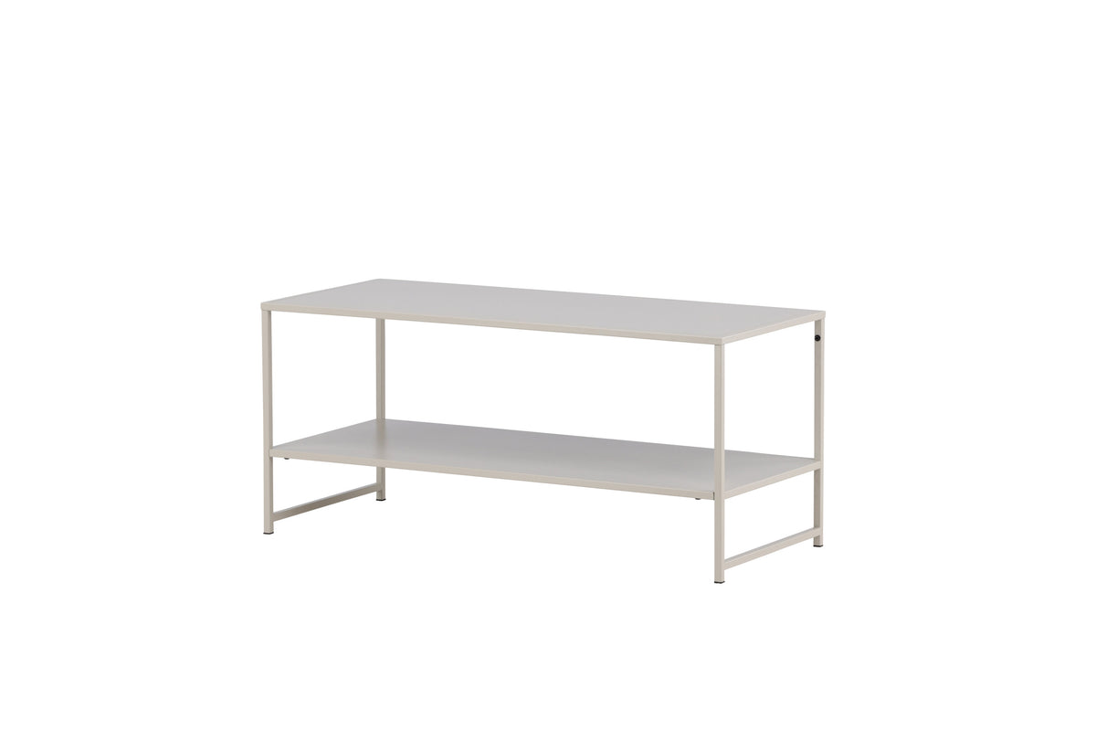 Staal sidebord - 102 × 43 cm - beige - billede 2