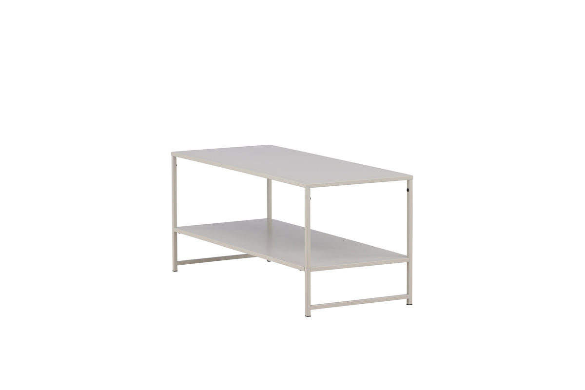 Staal sidebord - 102 × 43 cm - beige - billede 3