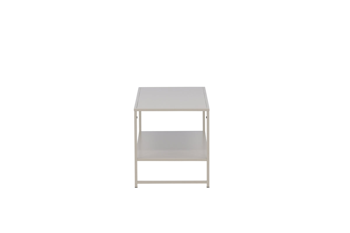 Staal sidebord - 102 × 43 cm - beige - billede 4
