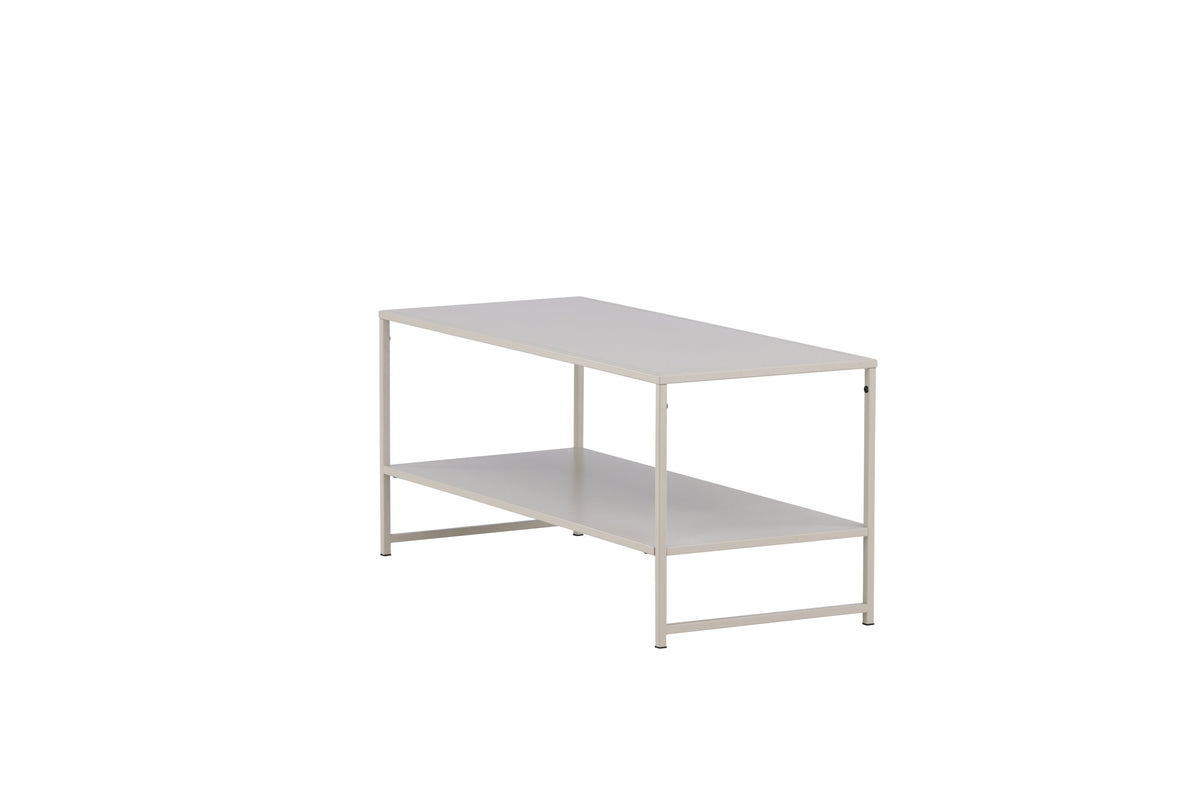 Staal sidebord - 102 × 43 cm - beige - billede 9