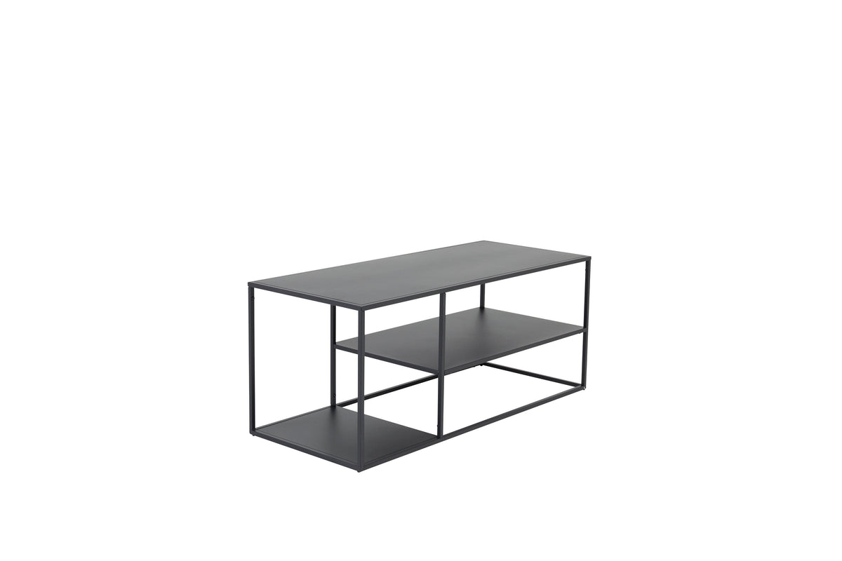 Staal sofabord - 120 × 50 cm - sort - billede 2