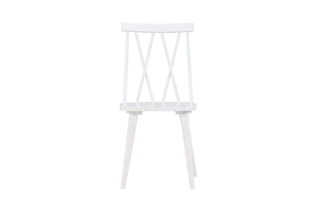 Mariette spisebordsstole - hvid - 2 stk. - billede 1