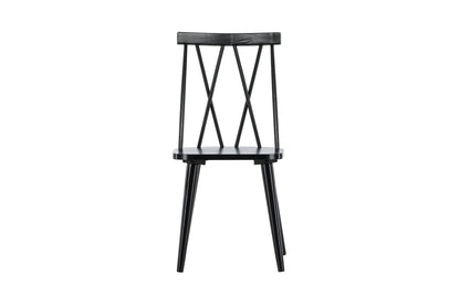 Mariette spisebordsstole - sort - 2 stk. - billede 1