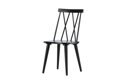 Mariette spisebordsstole - sort - 2 stk. - billede 3