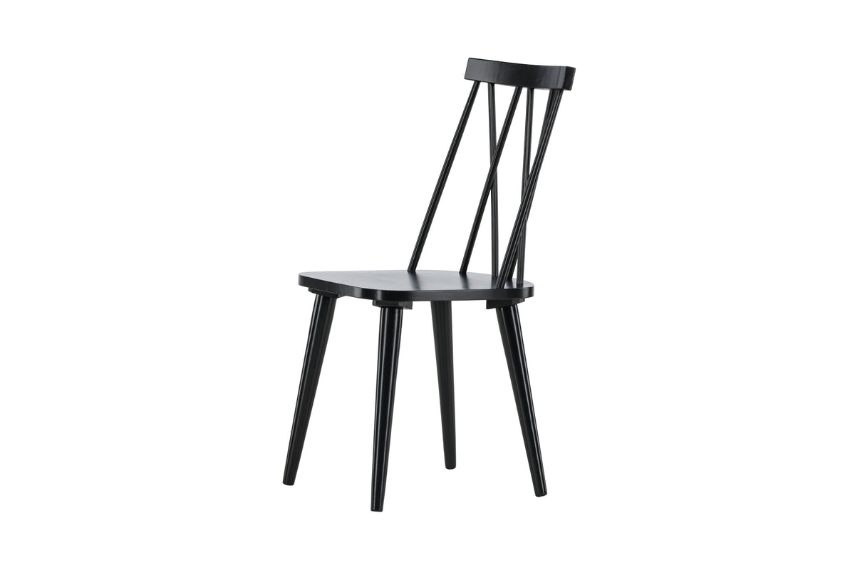 Mariette spisebordsstole - sort - 2 stk. - billede 4