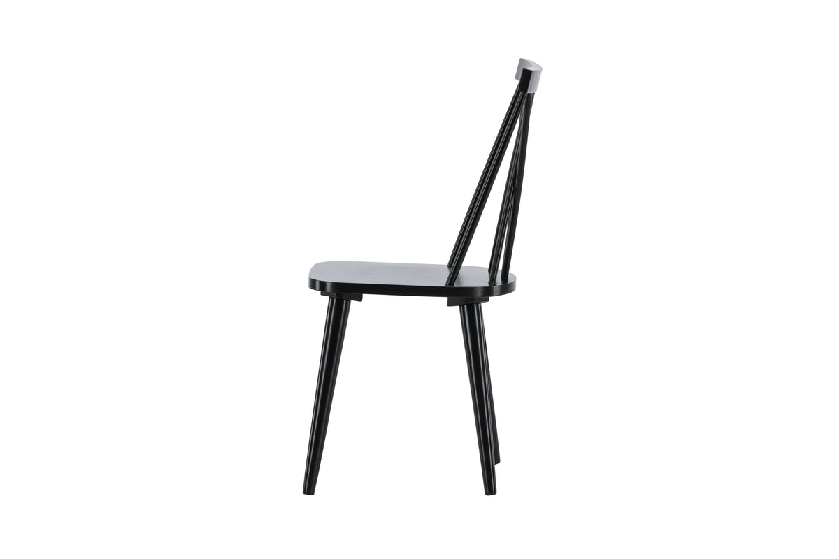 Mariette spisebordsstole - sort - 2 stk. - billede 5