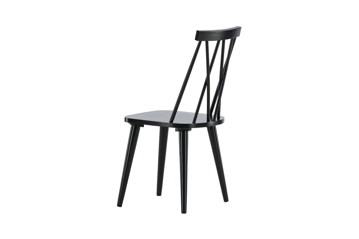 Mariette spisebordsstole - sort - 2 stk. - billede 6