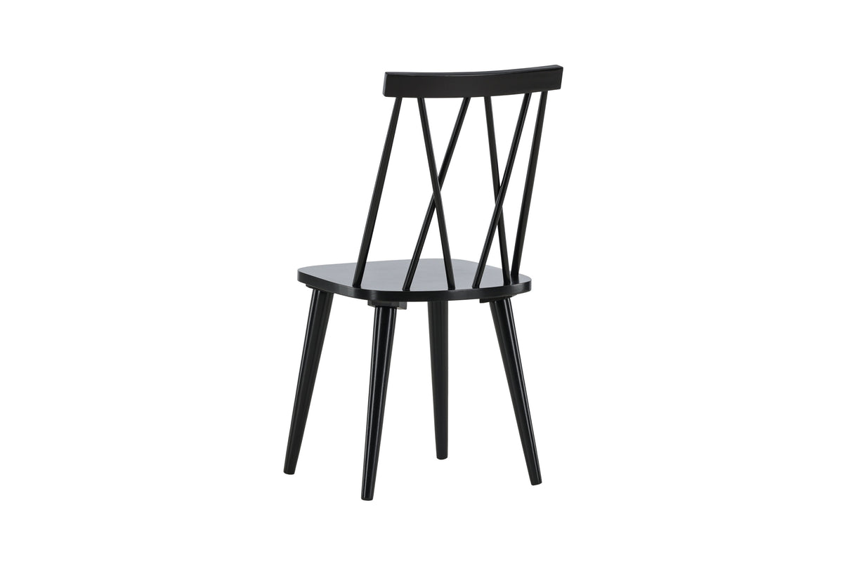 Mariette spisebordsstole - sort - 2 stk. - billede 7