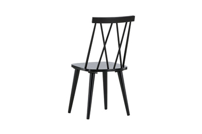 Mariette spisebordsstole - sort - 2 stk. - billede 7
