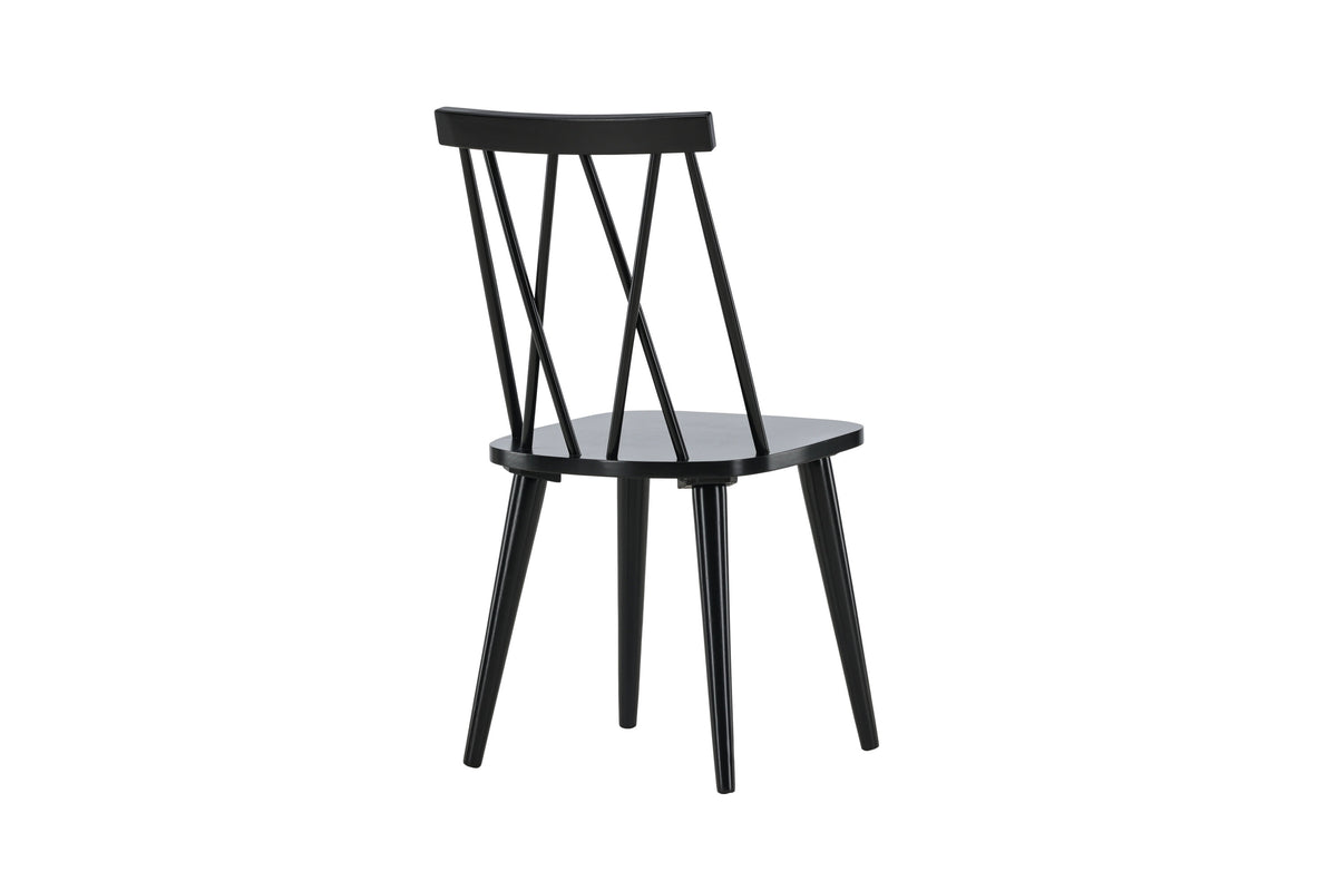 Mariette spisebordsstole - sort - 2 stk. - billede 9
