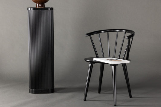 Bobby Spisebordsstole 2-stk Sort