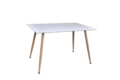Polar spisebord - 120 × 75 cm - natur, hvid - billede 1