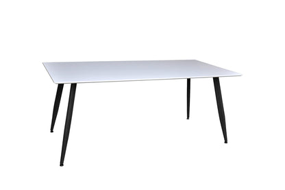 Polar spisebord - 180 × 90 cm - sort, hvid - billede 1