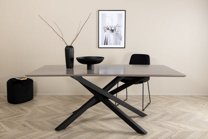 Piazza spisebord - 180 × 90 cm - sort, mørkegrå, grå - billede 7