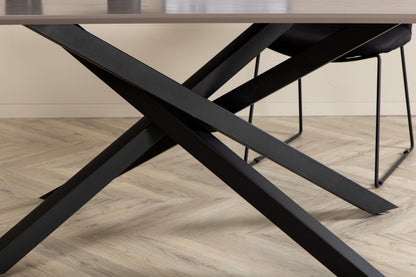 Piazza spisebord - 180 × 90 cm - sort, mørkegrå, grå - billede 8