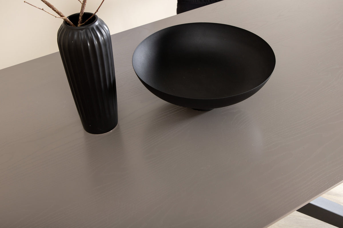 Piazza spisebord - 180 × 90 cm - sort, mørkegrå, grå - billede 11