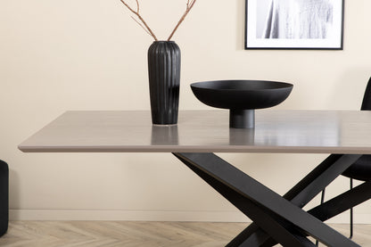 Piazza spisebord - 180 × 90 cm - sort, mørkegrå, grå - billede 13