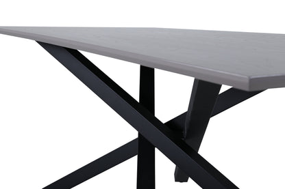 Piazza spisebord - 180 × 90 cm - sort, mørkegrå, grå - billede 6