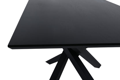 Piazza spisebord - 180 × 90 cm - sort - billede 4